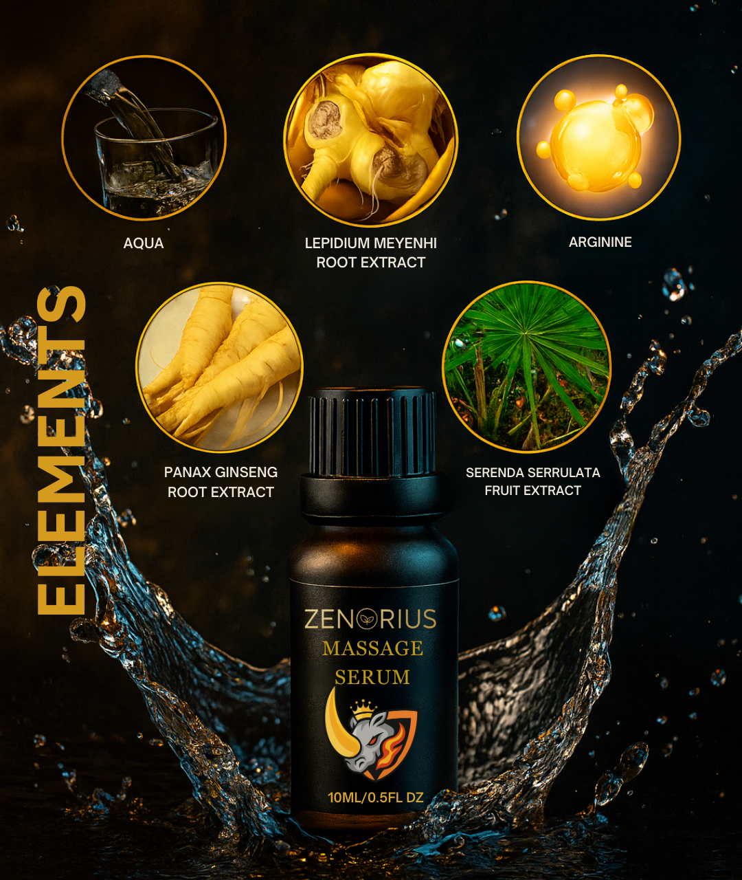 Zenorius Serum for Enhancement and Performance